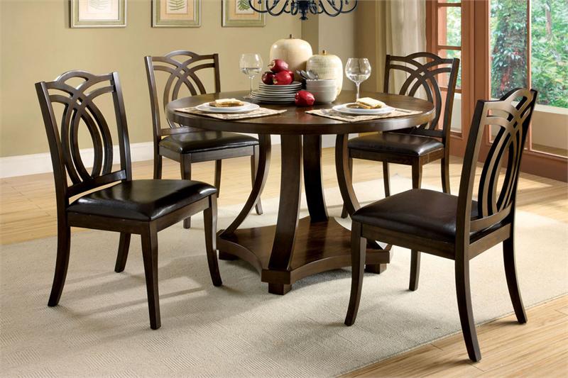 Round Dining Tables for 4 Chairs Set  EVA Furniture