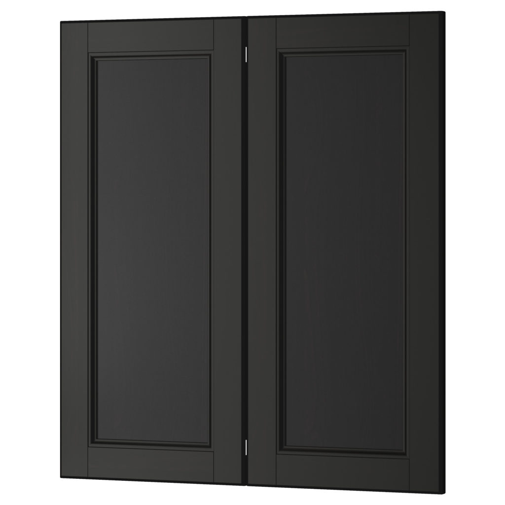 Black Kitchen Cabinet Doors