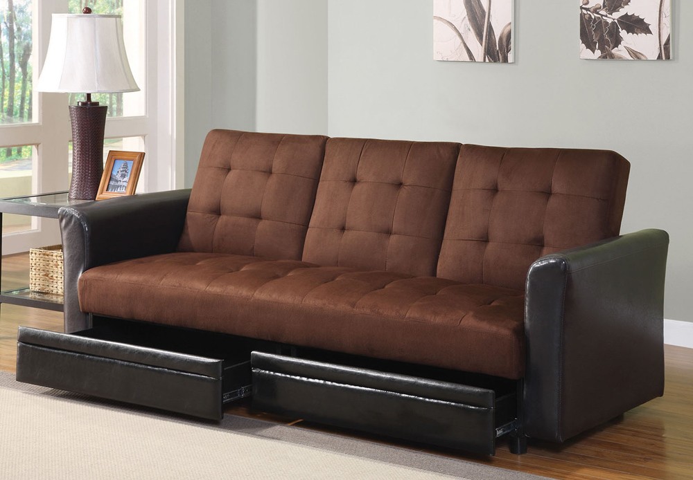 Convertible Sofa Bed With Storage