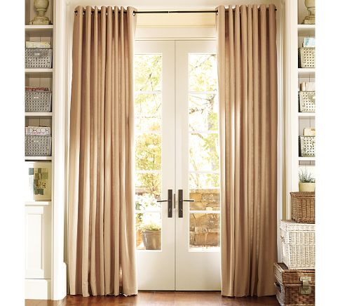 French Window Treatments for Patio Doors