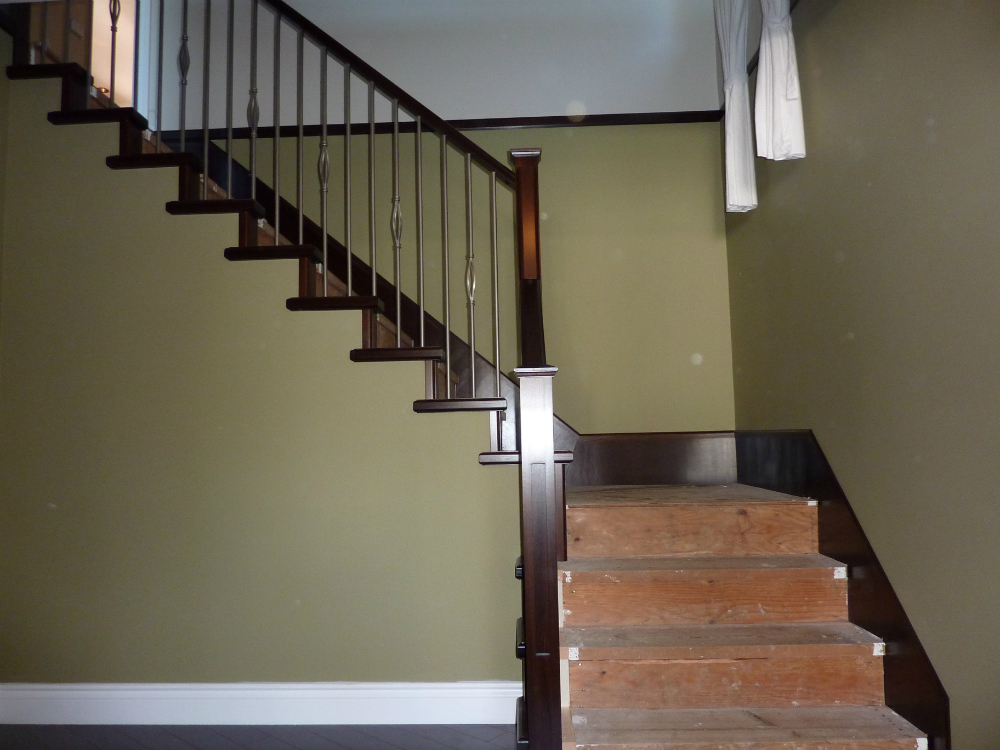 Wooden Stair Railing