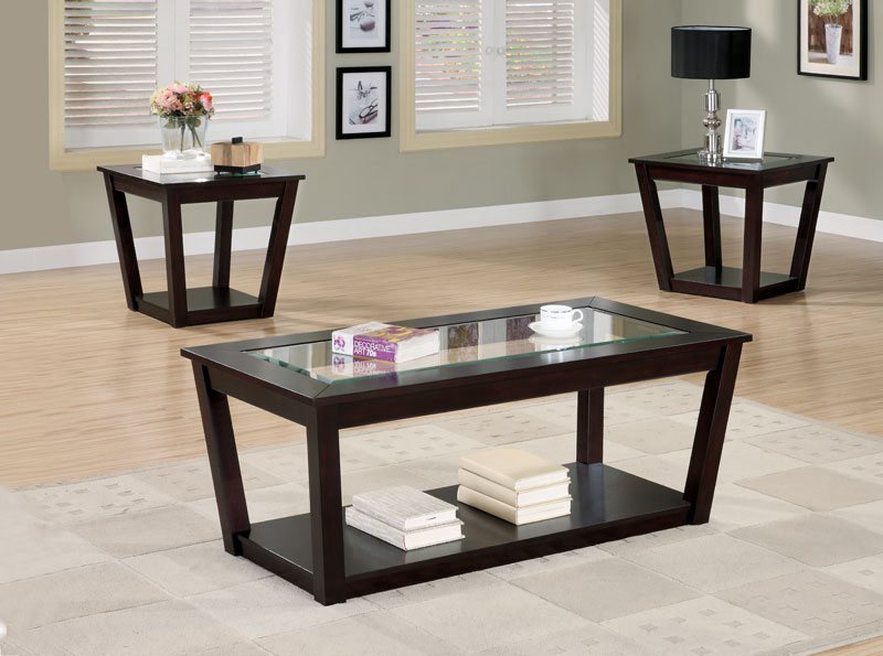 black coffee table sets and end tables with marble top | eva furniture