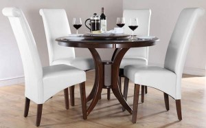 Round Dining Tables for 4 Chairs Set