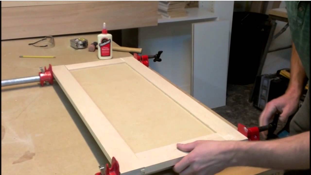 How to Make Simple Shaker Style Kitchen Cabinet Doors