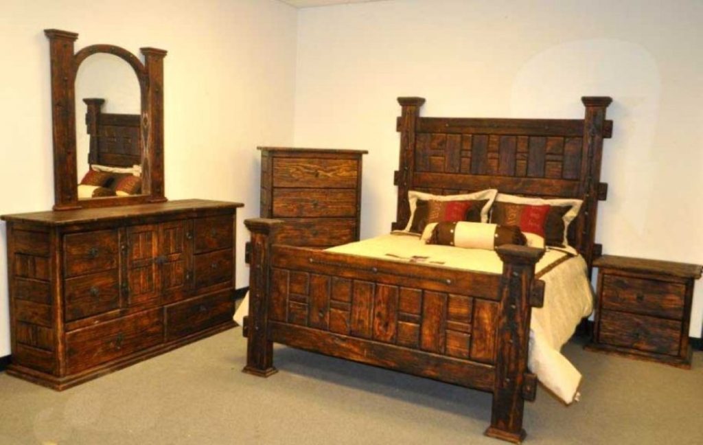 Wooden Rustic Bedroom Furniture