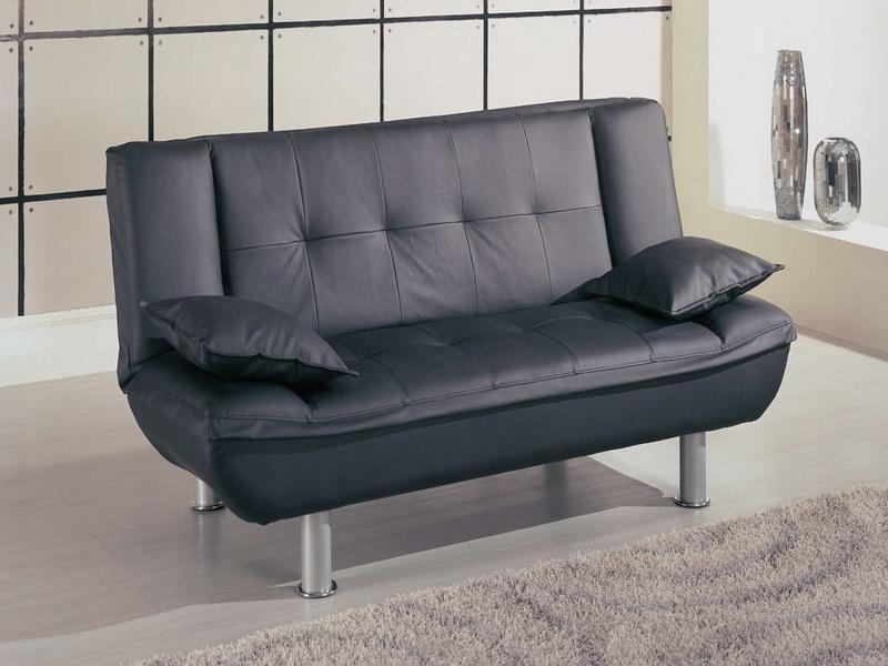 Black Leather Loveseats for Small Spaces