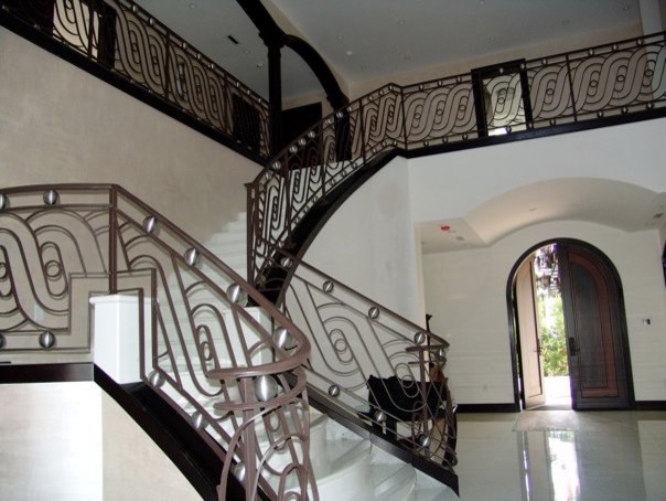Contemporary Wrought Stair Railings