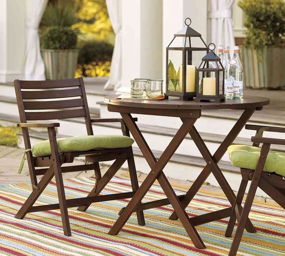 Wood Small Patio Furniture Sets