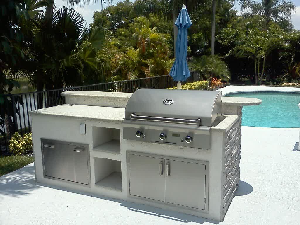 outdoor-stainless-steel-kitchen-grills-island
