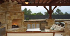 25 Amazing Outdoor Kitchens Fireplaces Design Ideas
